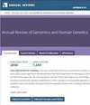 Annual Review of Genomics and Human Genetics雜志封面